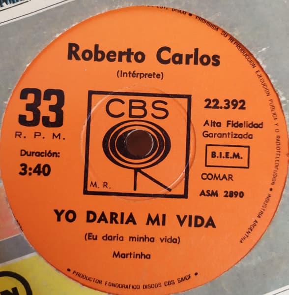 Roberto Carlos — Amada Amante / Yo Daria Mi Vida