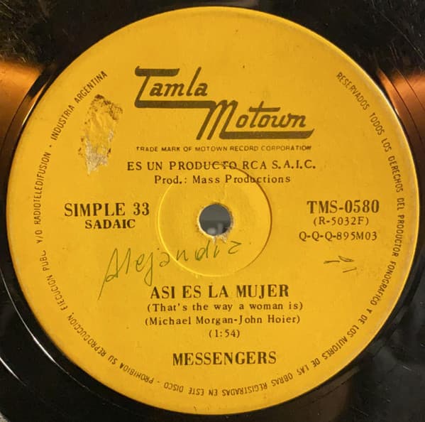 Messengers — Asi Es La Mujer / En La Jungla