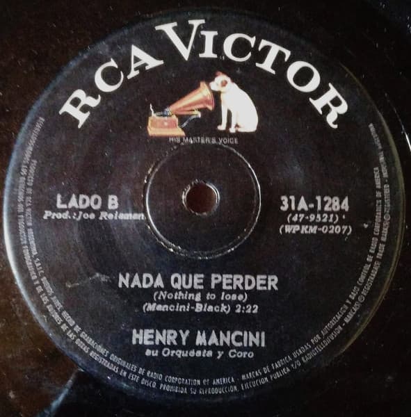 Henry Mancini — Nada Que Perder (Nothing To Lose) / Norma La De Guadalajara