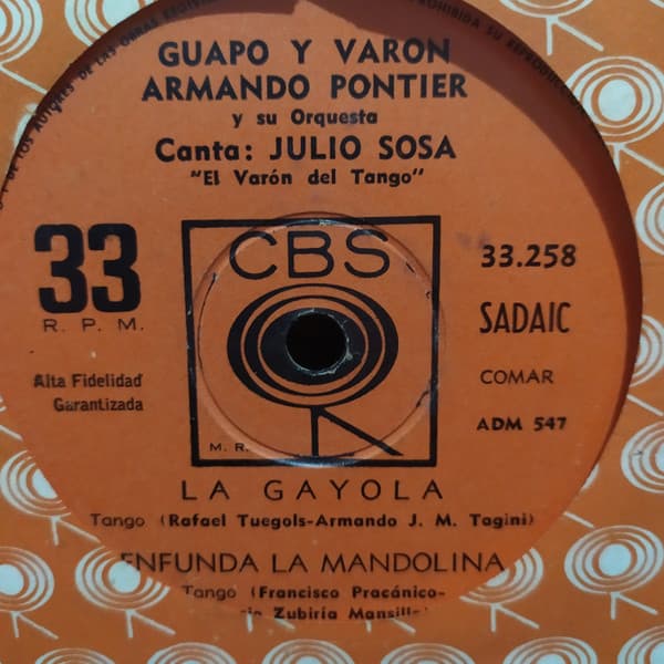 Armando Pontier Y Su Orquesta & Julio Sosa — La Gayola