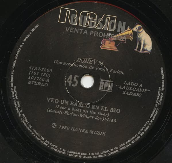 Boney M. — Veo Un Barco En El Rio