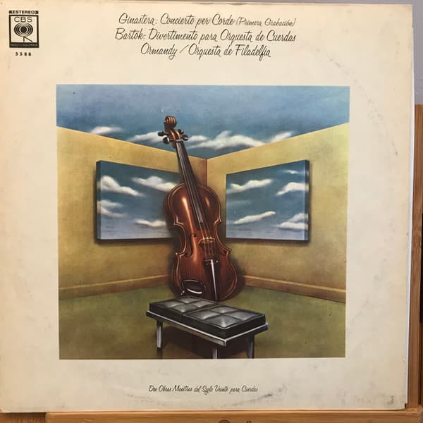 Bartók & Ginastera & Eugene Ormandy & Philadelphia Orchestra — Divertimento For String Orchestra / Concerto Per Corde