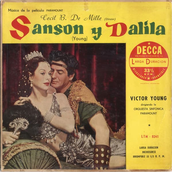 Victor Young & The Paramount Symphony Orchestra — Samson y Dalila
