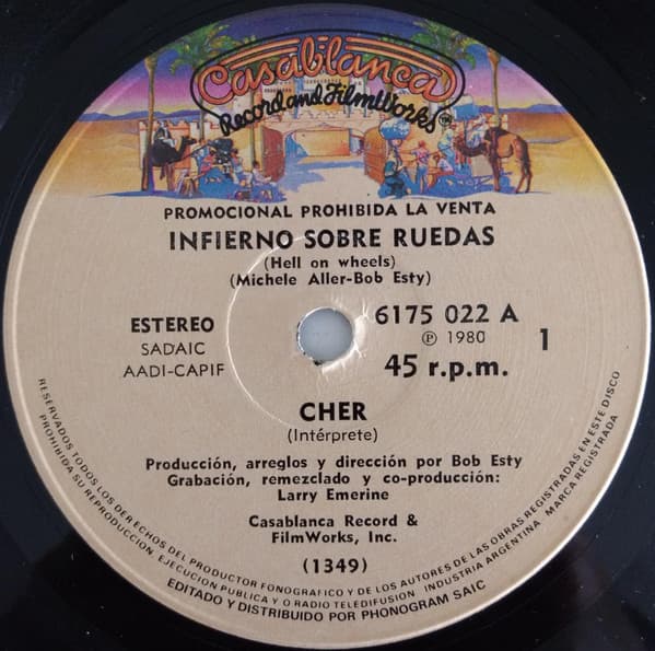Cher — Infierno Sobre Ruedas = Hell On Wheels