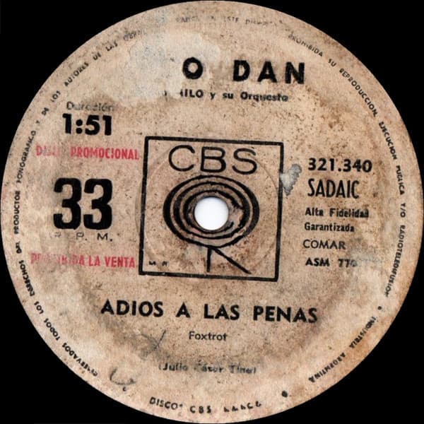 Leo Dan & Milo Y Su Orquesta — Adios A Las Penas / Susana Llamame