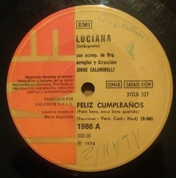 Luciana — Feliz Cumpleaños / Quiero Vivir Contigo
