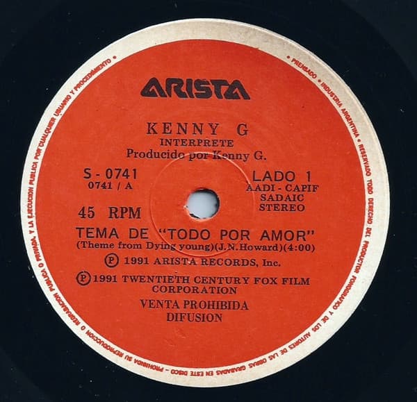 Kenny G — Tema de "Todo Por Amor" = The from Dying Young