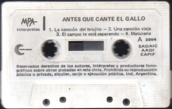 MPA — Antes Que Cante El Gallo
