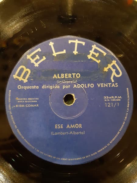 Alberto — Ese Amor / Oracion Para Antes De Nacer