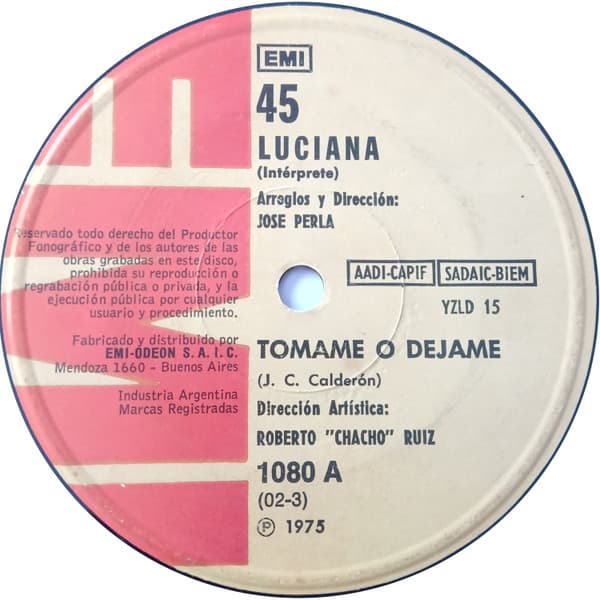 Luciana — Tomame O Dejame / Quiero Mi Divorcio