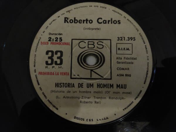 Roberto Carlos — História De Um Homem Mau / Parei Na Contra-Mão