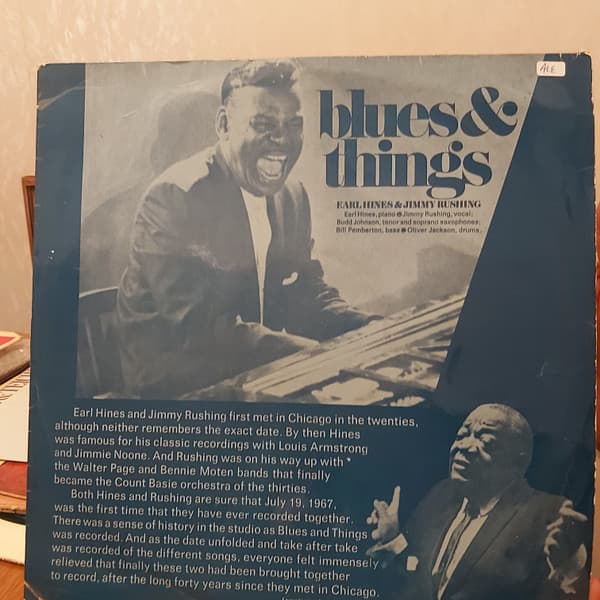 Earl Hines & Jimmy Rushing — Blues & Things