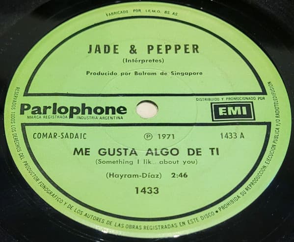 Jade & Pepper — Something I Like About You = Me Gusta Algo De Ti /Completamente Solo = All Alone