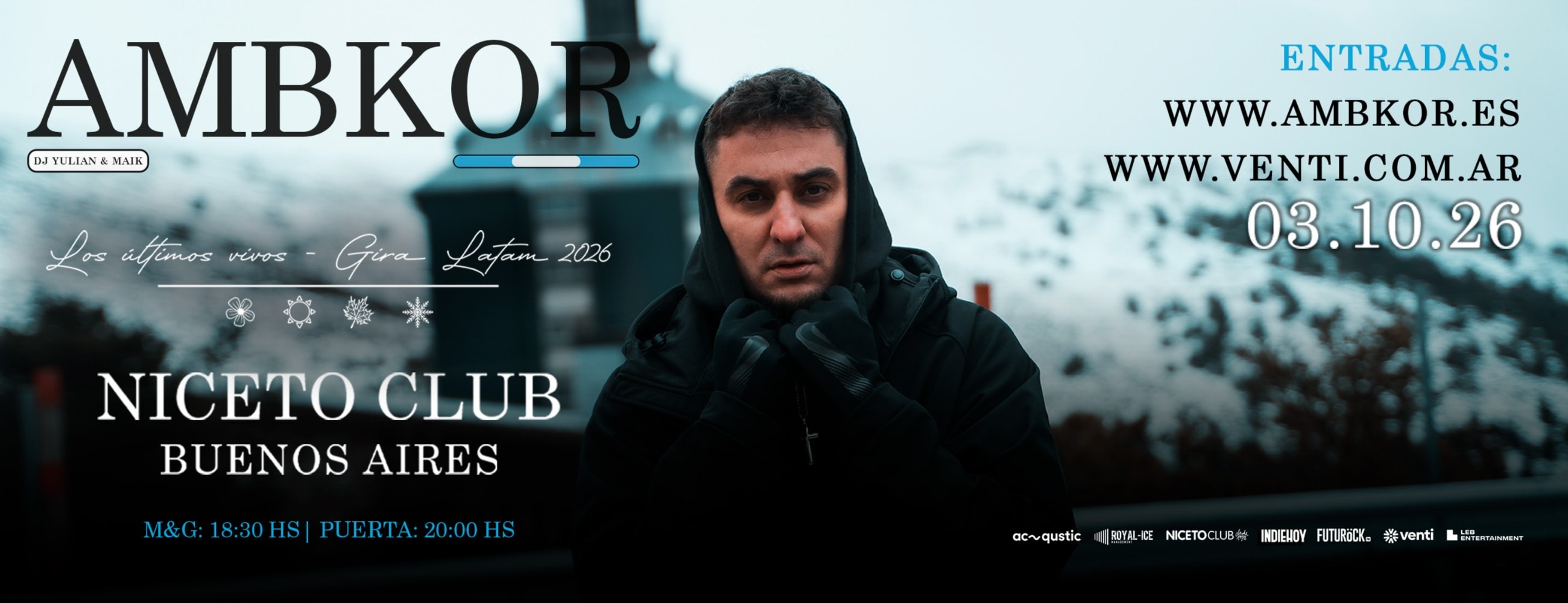 AMBKOR en Niceto Club (+16 años)