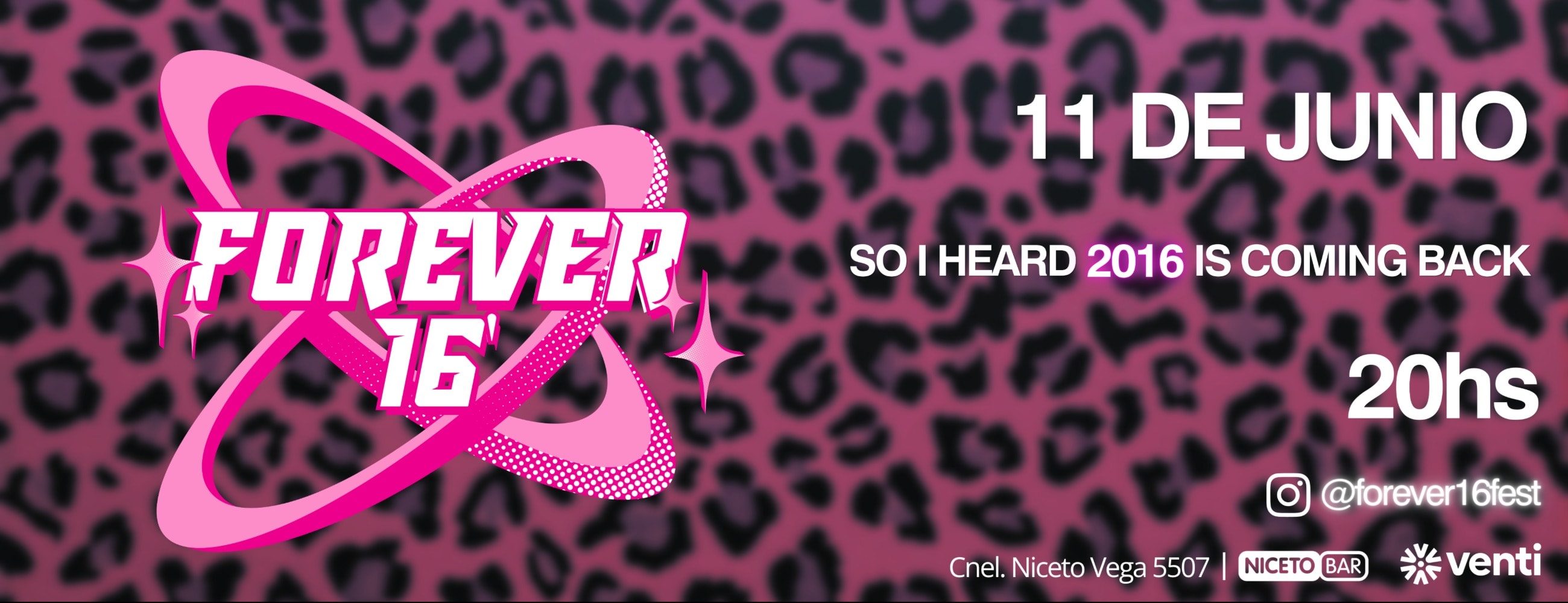 Forever 16´ en Niceto Bar