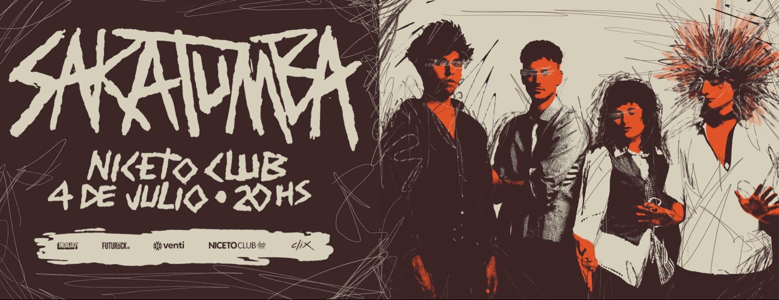 Sakatumba en Niceto Club (+18 años)