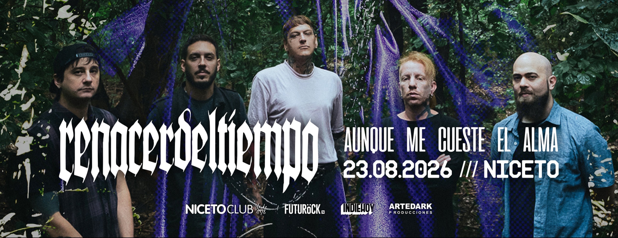 Renacer del Tiempo presenta "Aunque Me Cueste El Alma" en Niceto Club (+18 años)
