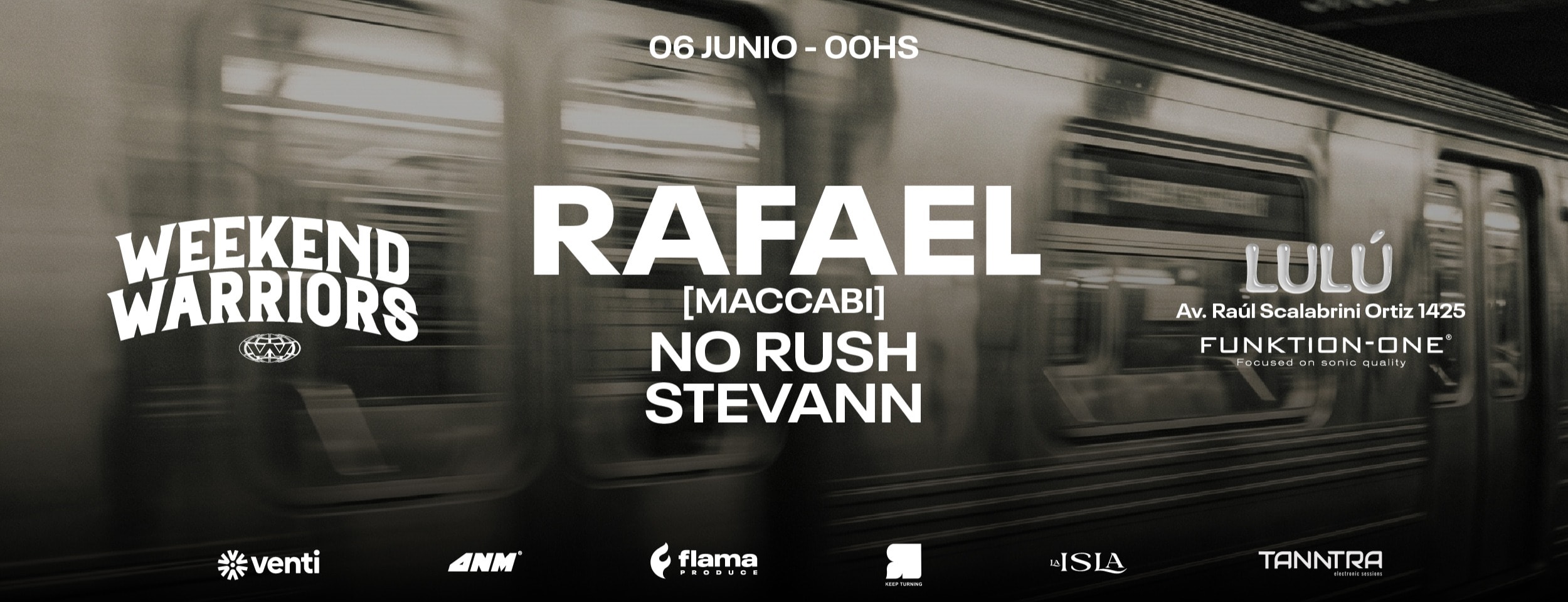 06.06 Weekend Warriors pres. RAFAEL @ Lulú