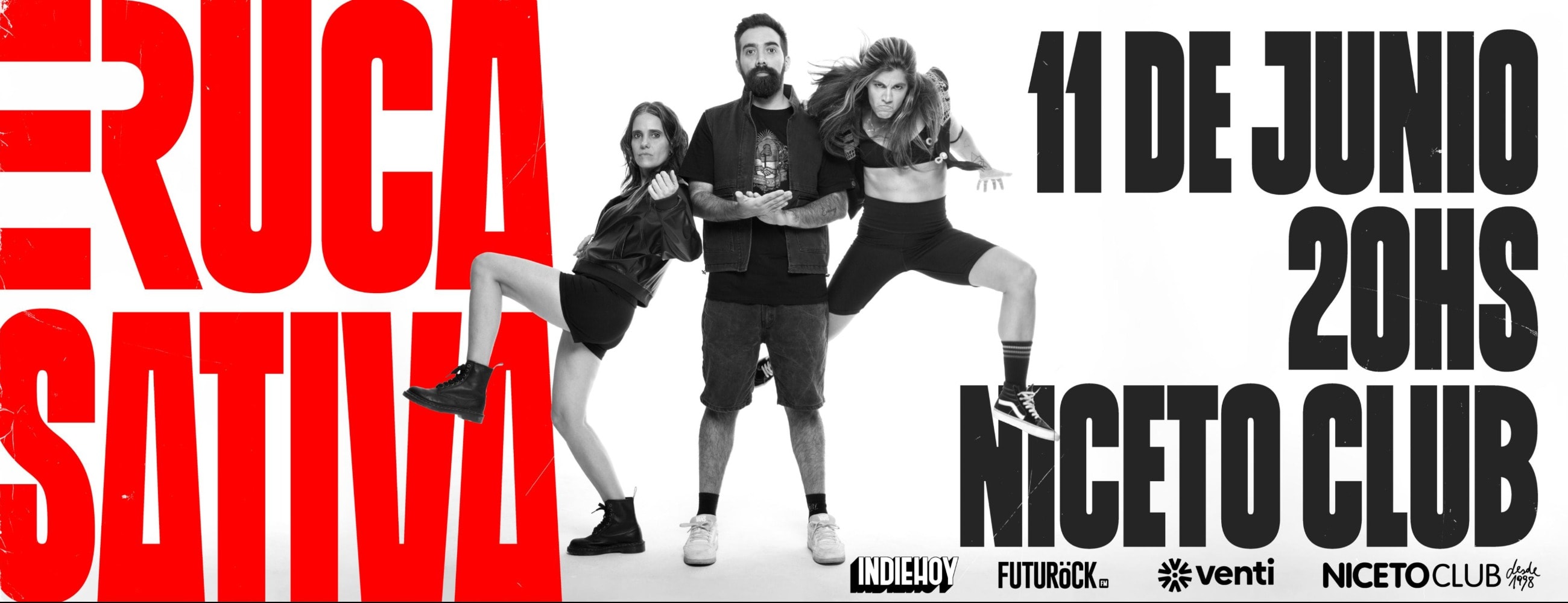 Eruca Sativa en Niceto Club (+18 años)