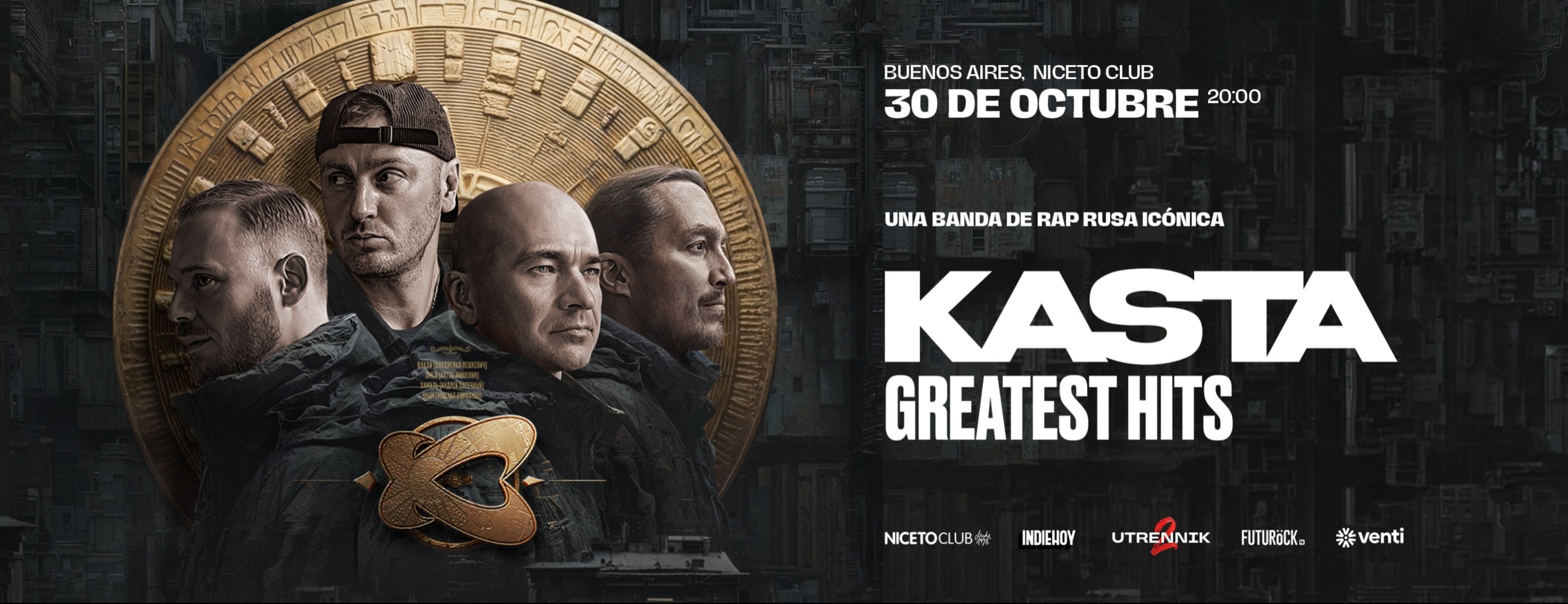 Kasta Greatest Hits en Niceto Club (+18 años)