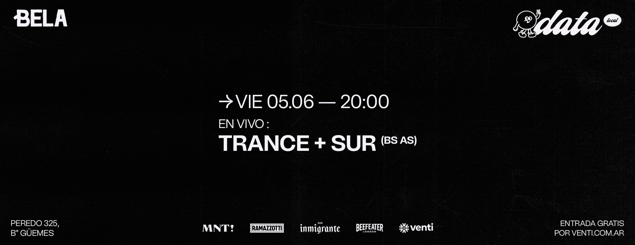 DATA LOCAL x BELA: Trance + Sur (Bs As)