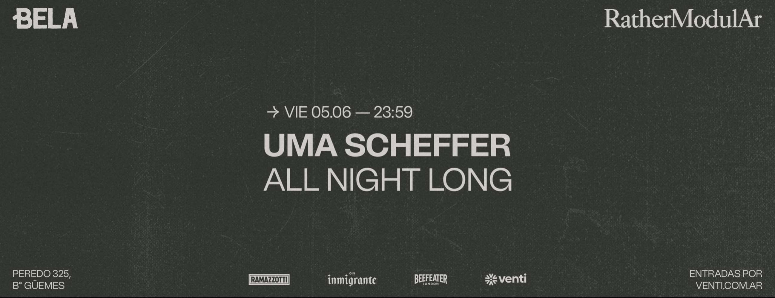 RATHER MODULAR x BELA: UMA SCHEFFER ~ All night long