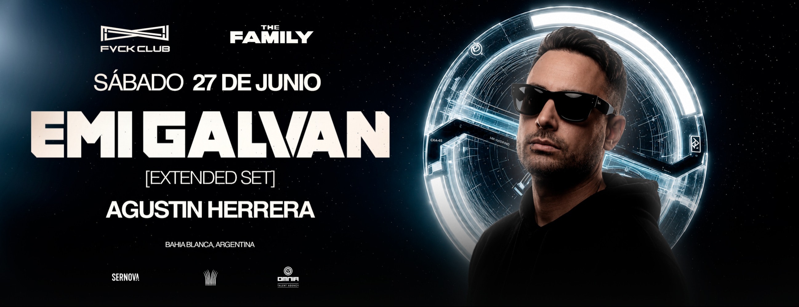 EMI GALVAN - THE FAMILY x FVCK CLUB - Sabado 27/6