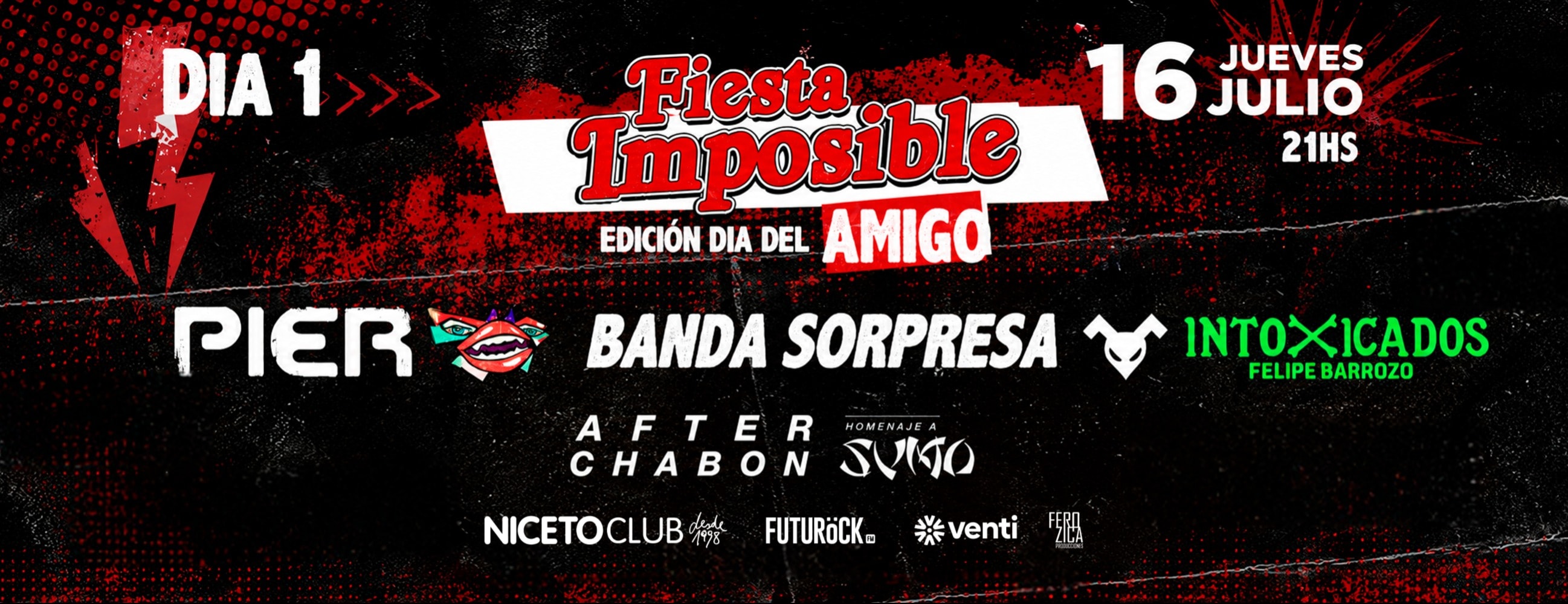 Ferozica en Niceto Club (+18 años)