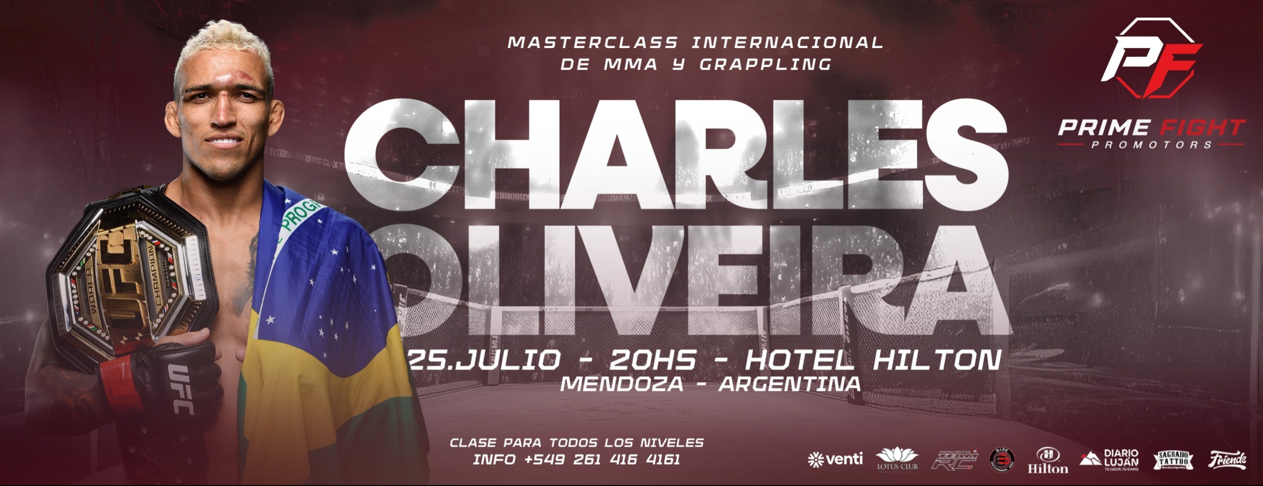 Masterclass CHARLES OLIVEIRA (MMA & Grappling) - 25/07
