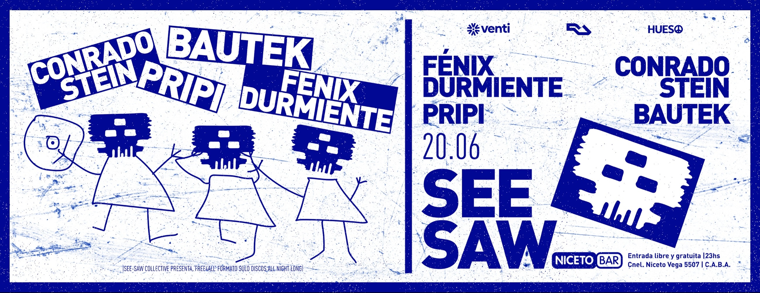 SEE-SAW | FREE4ALL | en Niceto Bar